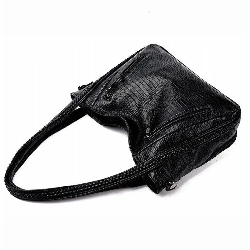 Hassle-free shipping women capacity brands tote hobo famous bags women female Complete collection big shoulder bags large handbags casual messenger  bag Fashion