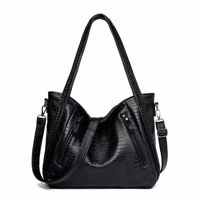 Hassle-free shipping women capacity brands tote hobo famous bags women female Complete collection big shoulder bags large handbags casual messenger  bag Fashion