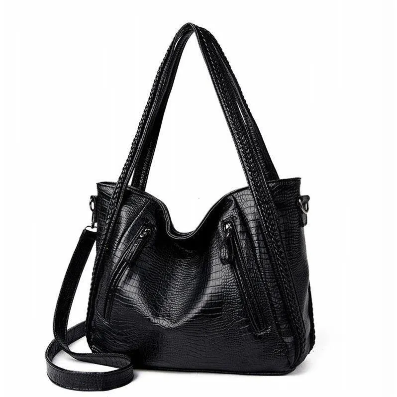 Hassle-free shipping women capacity brands tote hobo famous bags women female Complete collection big shoulder bags large handbags casual messenger  bag Fashion