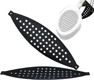 Headphone Accessories Compatible with HIFIMAN Headphones HE1000Xse Ananda Edition X(XS) Headband Cover pad Sheepskin Breathable with Holes (Black)