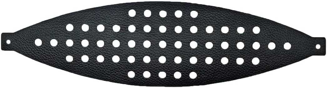 Headphone Accessories Compatible with HIFIMAN Headphones HE1000Xse Ananda Edition X(XS) Headband Cover pad Sheepskin Breathable with Holes (Black)