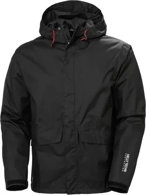 Helly-Hansen Manchester Waterproof Rain Jackets for Men Featuring Breathable Water- and Windproof Construction, Storm Flap