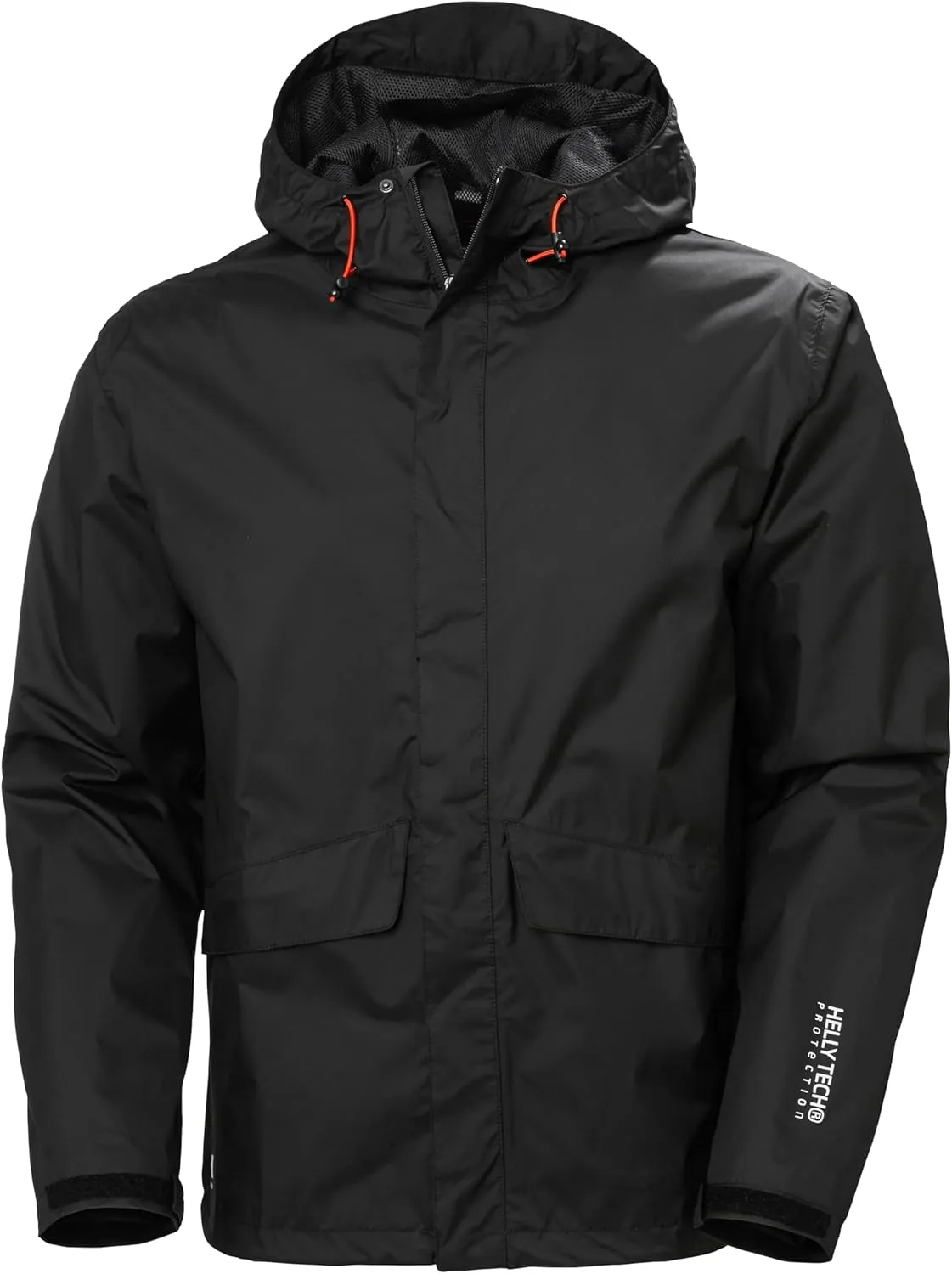 Helly-Hansen Manchester Waterproof Rain Jackets for Men Featuring Breathable Water- and Windproof Construction, Storm Flap