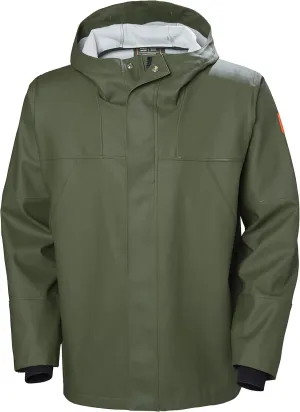 Helly-Hansen Storm Waterproof Rain Jackets for Men Featuring Adjustable Hood with Drawcord and Double Main Fabric Front Flap