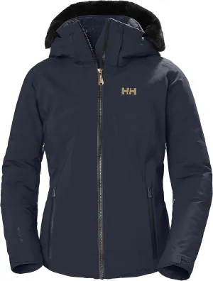 Helly-Hansen Womens Verbier Infinity Waterproof Sustainable Ski Jacket, 597 Navy, Small