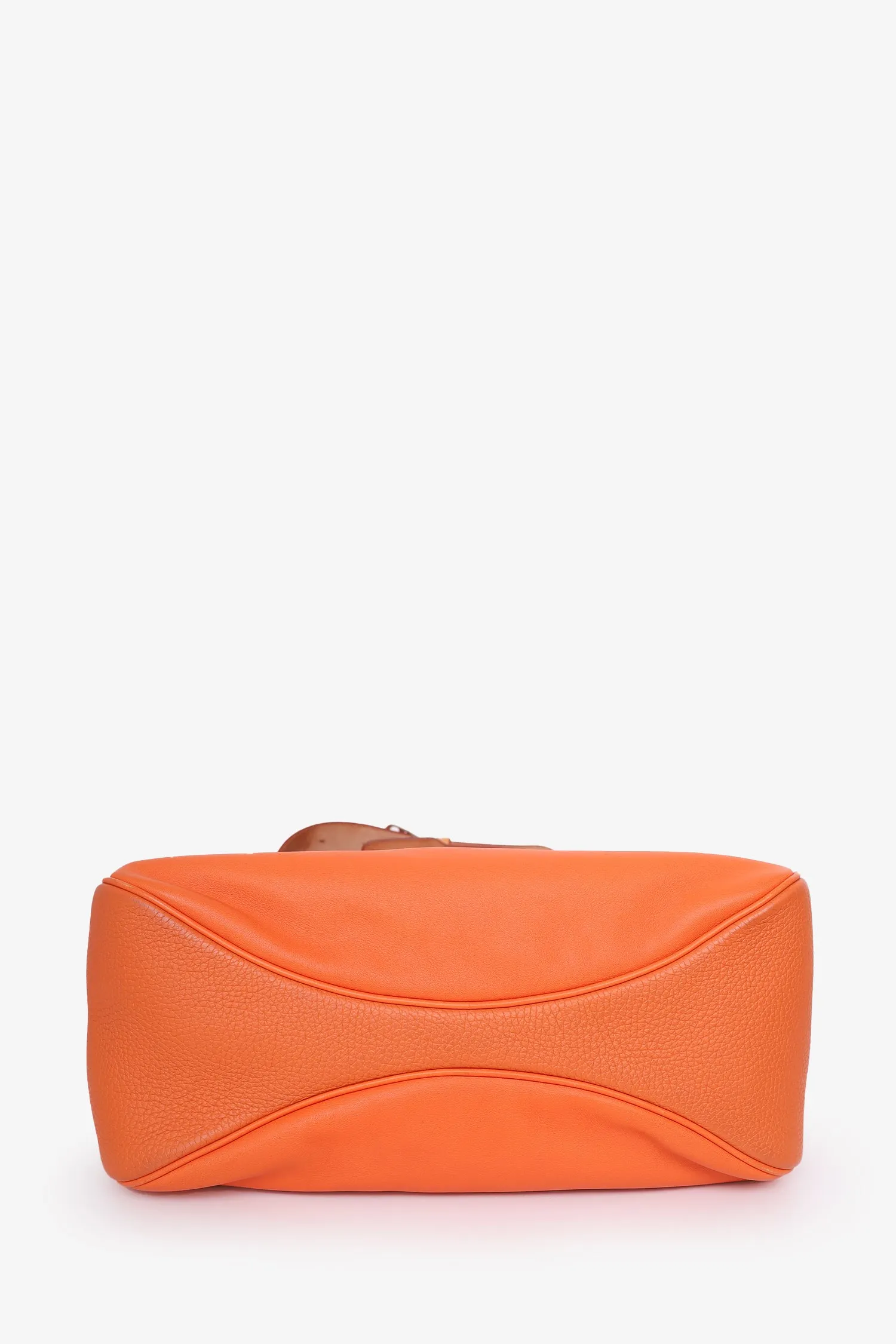 Hermès 2014 Orange Swift & Clemence Virevolte 29 Shoulder Bag