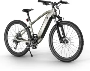 Hiboy P7 Electric Bike for Adults with 800W Peak Motor, 25mph Max Speed, 696 WH Removable Battery Ebike, 27.5" Electric Mountain Bike with 7-Speed and Front Suspension