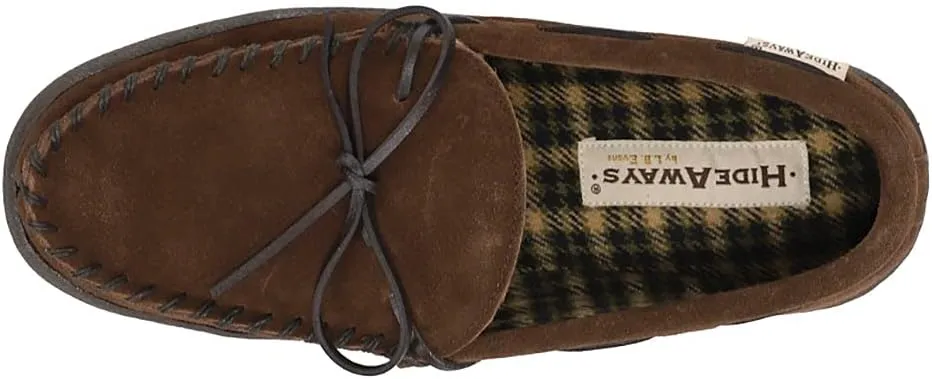 Hideaways by LB Evans Mens Marion Moccasin Casual Slippers Casual - Brown