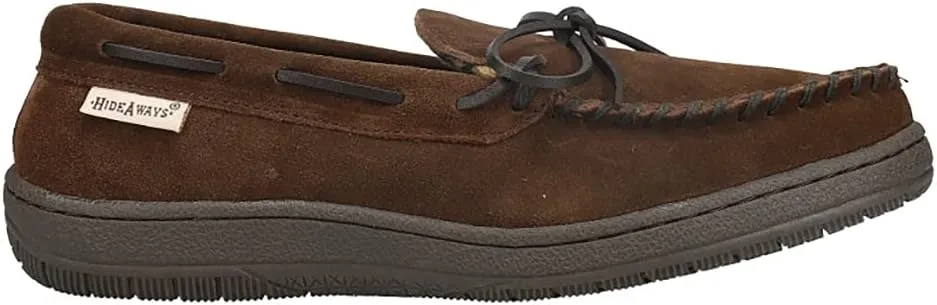 Hideaways by LB Evans Mens Marion Moccasin Casual Slippers Casual - Brown