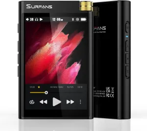 HiFi Bluetooth Mp3 Player: F28 High Res Lossless Portable Music Player - 3.5 inch Digital Audio Player Support up to 512GB