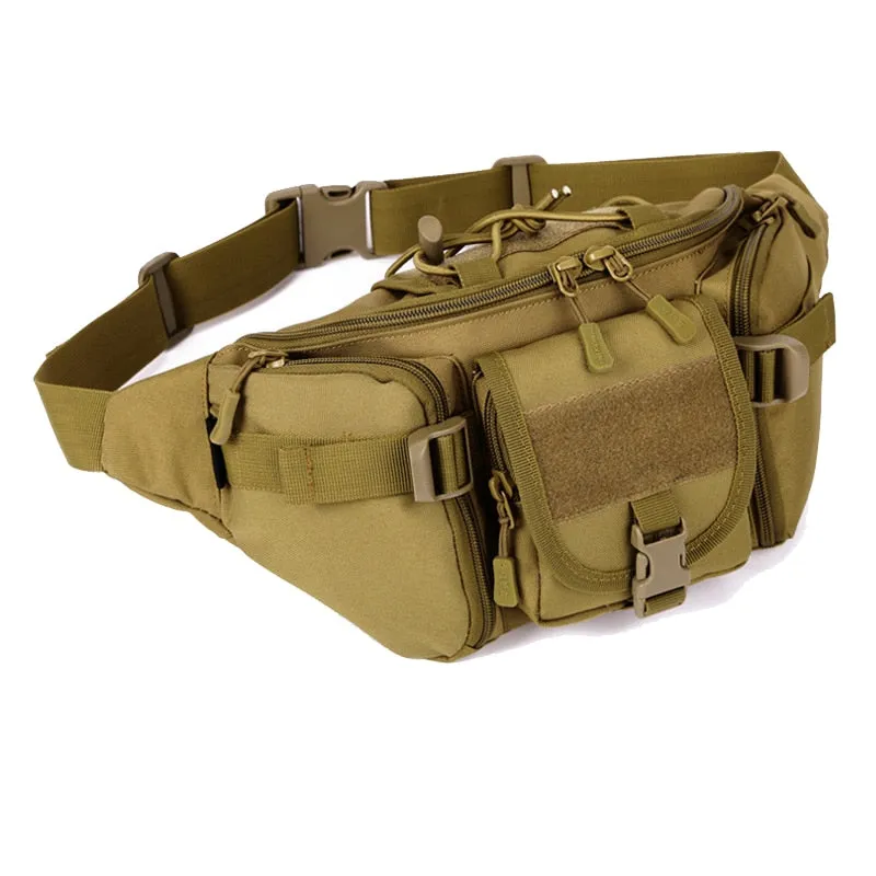 High quality Hip Packs Outdoor Pack Waterproof Bag Tactical Molle System Pouch Belt Bag Outdoor Sports Bags Military Equipment