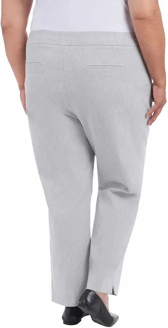 Hilary Radley Women Mid-Rise Stretch Pull-On Ankle Pant