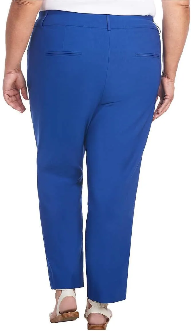 Hilary Radley Women Mid-Rise Stretch Pull-On Ankle Pant