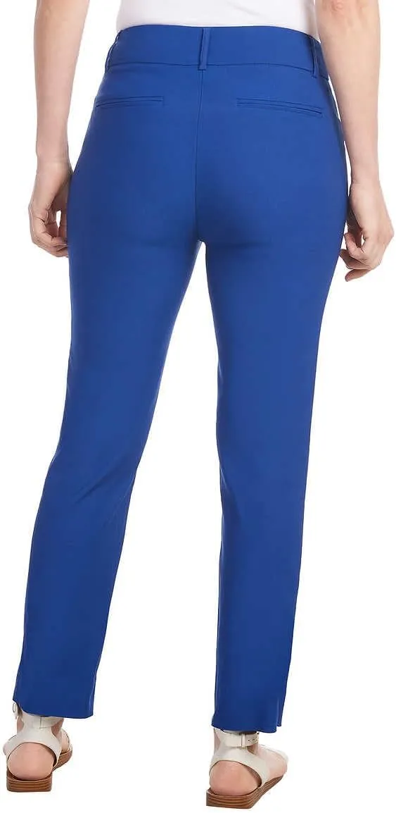 Hilary Radley Women Mid-Rise Stretch Pull-On Ankle Pant
