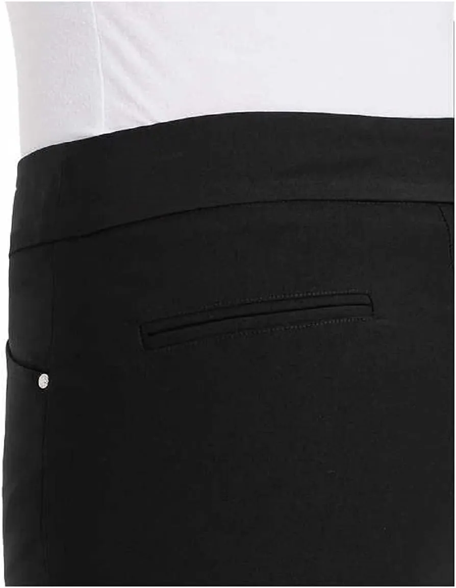 Hilary Radley Women Mid-Rise Stretch Pull-On Ankle Pant