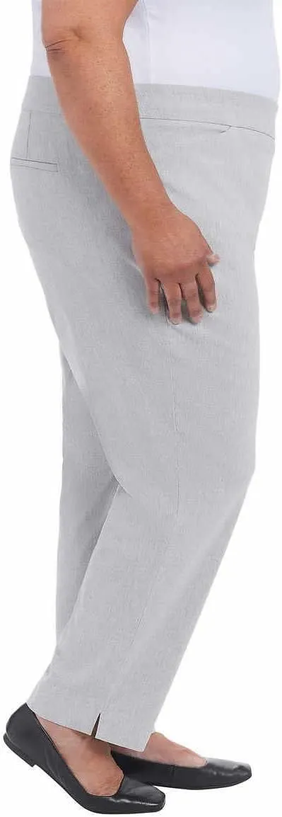 Hilary Radley Women Mid-Rise Stretch Pull-On Ankle Pant