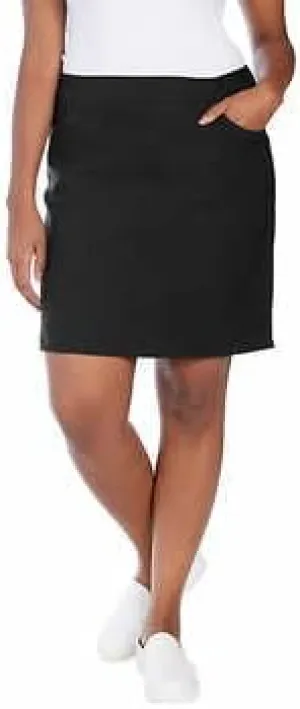 Hilary Radley Women's Skorts for Casual Summer Black