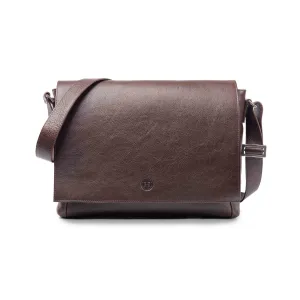 Holden Laptop Messenger Bag - Dark Brown