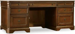 Hooker Furniture Distressed Medium Clear Cherry Executive Desk 281-10-583