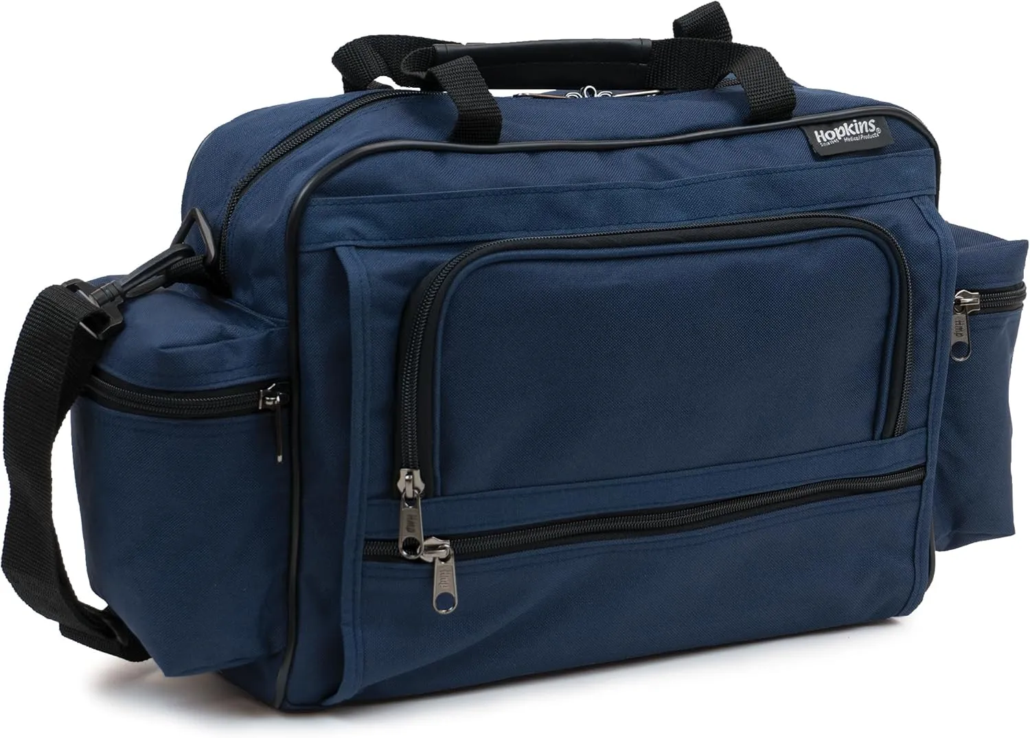 Hopkins Lite Shoulder Bag Lightweight Professional Nursing Bag, 15 inches x 5 inches x 11 inches, Navy