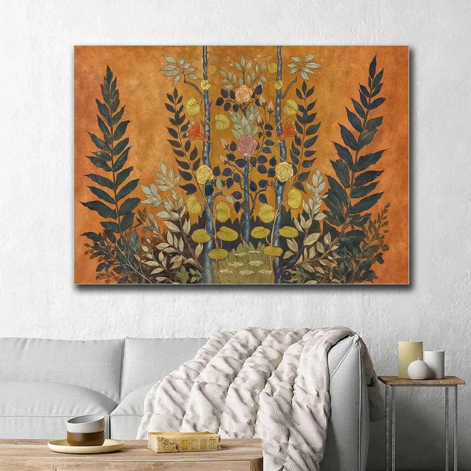 HSHYXARTYX Poster Wall Art Print Emile Bernard Rose Print Abstract Flower Wall Art Modern Art Decoration for Living Room Bedroom and Office 8X12inch