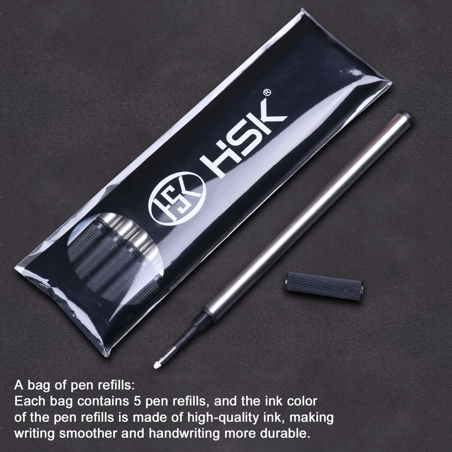 HSK Luxury Ballpoint Pens gift Pen Black Refill Line width 0.5mm,Best Ball Pen Gift Set for Men & Women Professional Executive,Office,Nice Pens Classy Gift Box (Green)