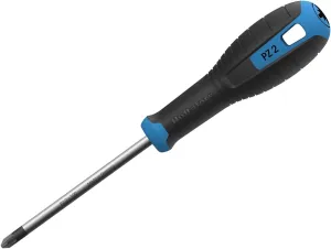 Hultafors Pozidriv Screwdriver PZ2 x 100mm, Hardened Steel Blade for Long Life