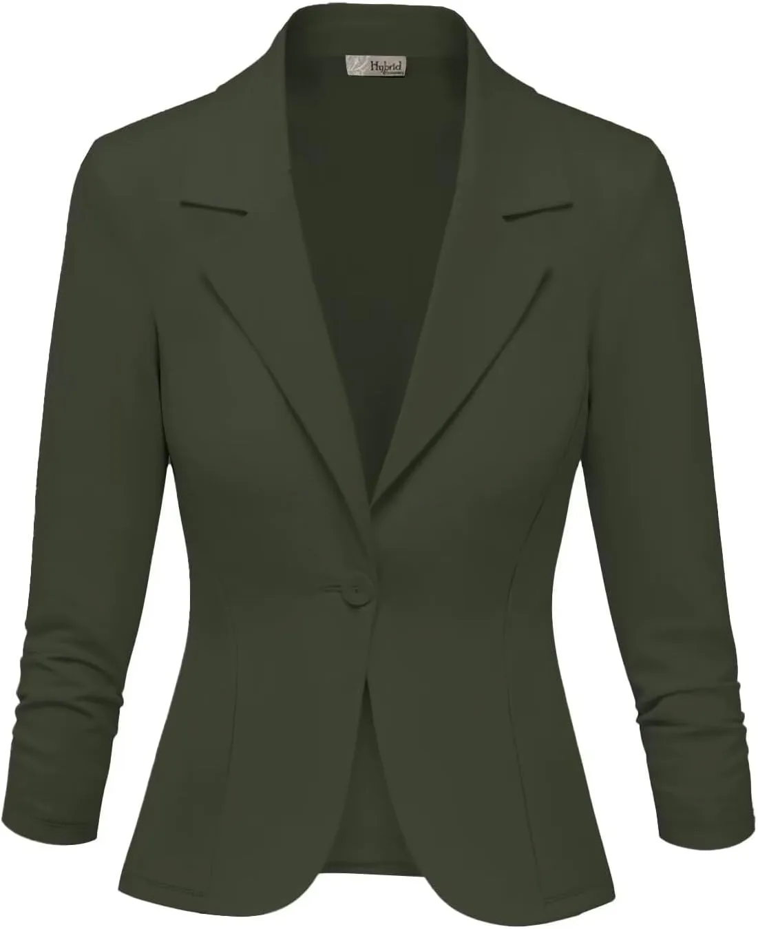 Hybrid & Company Women Super Comfy Ponte Office Blazer