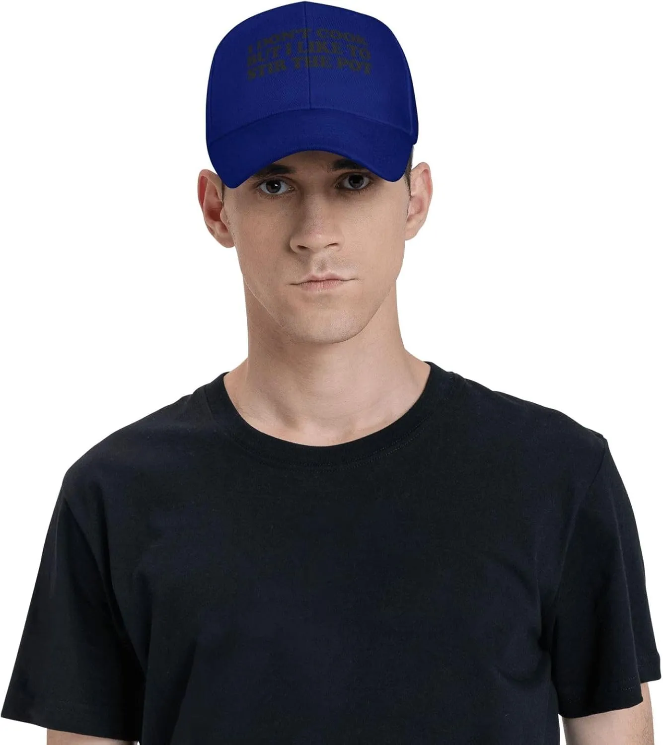 I Don't Cook but I Like to stir The Pot Baseball Cap Men's Gray Original Classic Low Profile Golf Dad Hat Trucker Cap