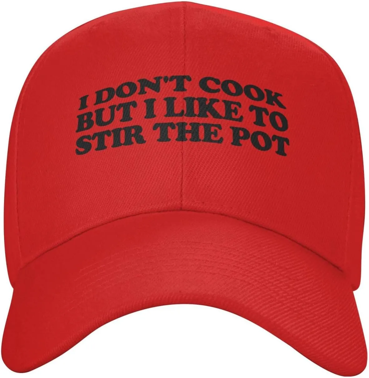 I Don't Cook but I Like to stir The Pot Baseball Cap Men's Gray Original Classic Low Profile Golf Dad Hat Trucker Cap