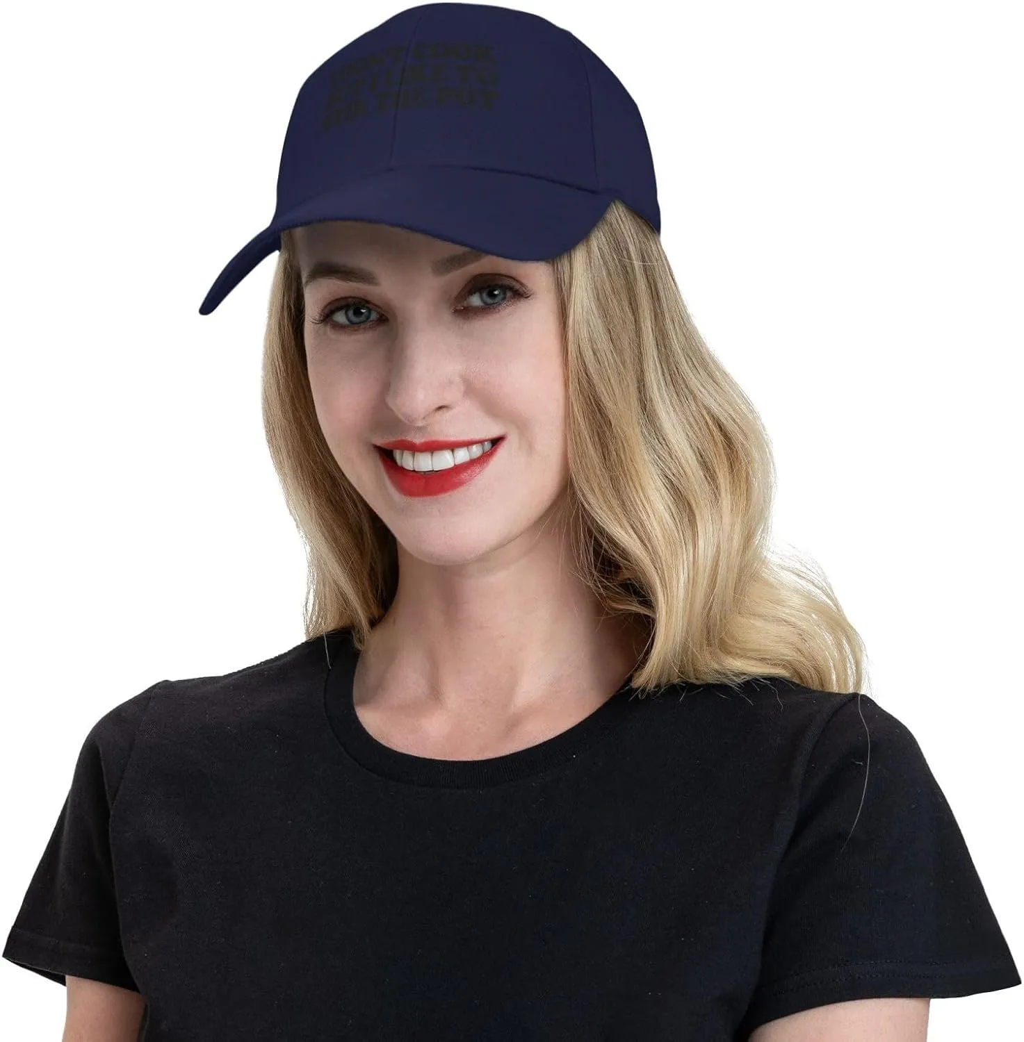 I Don't Cook but I Like to stir The Pot Baseball Cap Men's Gray Original Classic Low Profile Golf Dad Hat Trucker Cap