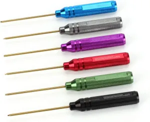 Integy RC ProGrip Handle Allen Hex Wrench Set, 6-Piece Professional Tools