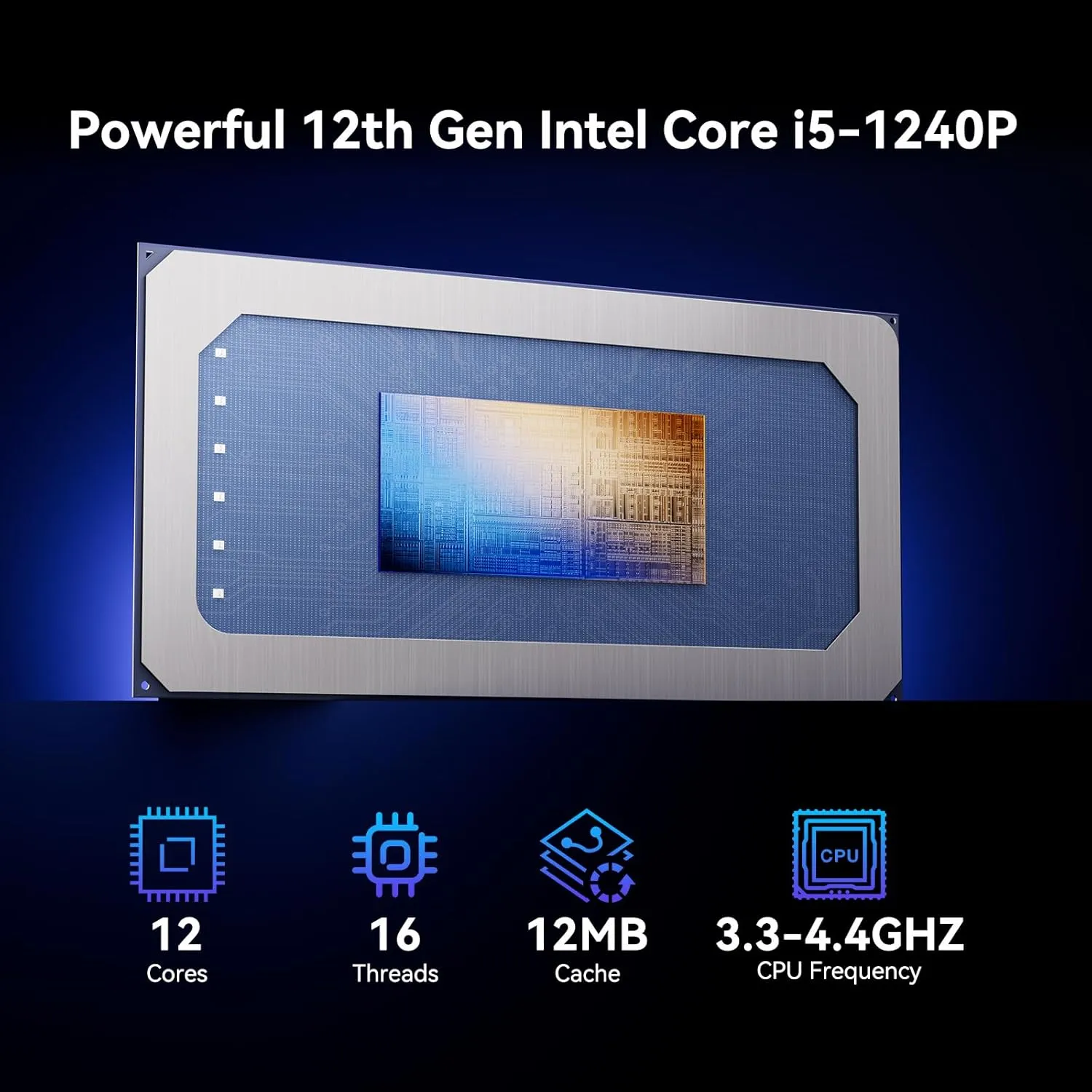 Intel NUC 12 Pro, for ASUS NUC 12 Pro, Wall Street Canyon NUC12WSHi5 Mini PC, 12TH GEN Intel Core i5-1240P, 12-Cores, Upto 4.4 GHz Turbo, 28W Intel Iris Xe Graphics, 16GB RAM, 512GB SSD, Win 11 Pro