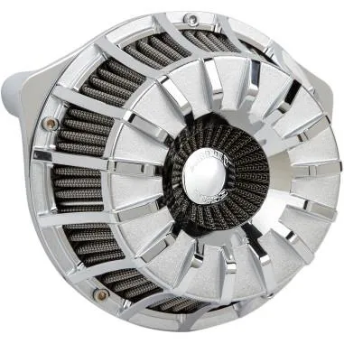Inverted Series Air Cleaner Kit - 15-Spoke - Chrome 1010-2461- PU