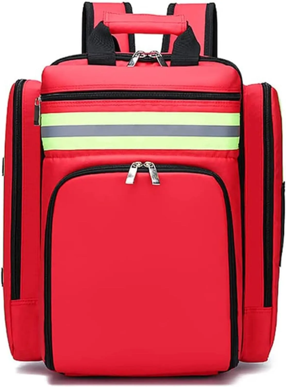 IOCCIOBB Portable First Aid Kit Bag, Emergency Responder Trauma Bag, Emergency Backpack for Flood Prevention and Emergency Medical Supplies Storage Case (Color : Red)