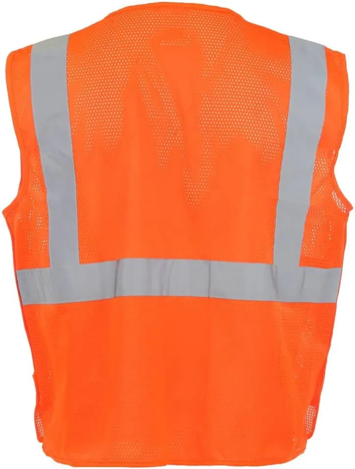J. J. Keller & Associates, Inc. High Visibility Breakaway Safety Vest, Type R Class 2, 5-Pack, SAFEGEAR