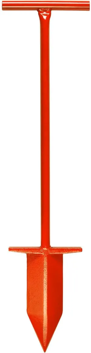 JIM-GEM KBC Planting Bar | Heavy-Duty Alloy Steel Tree Planting Tool for Rocky, Difficult Soil | 39" Long | Blade 4 x 12 Inches | Durable | Reinforced Foot Step