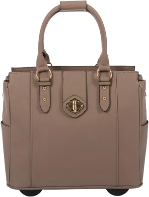 JKM and Company Computer iPad, Laptop Tablet Rolling Tote Bag Briefcase Carryall Bag