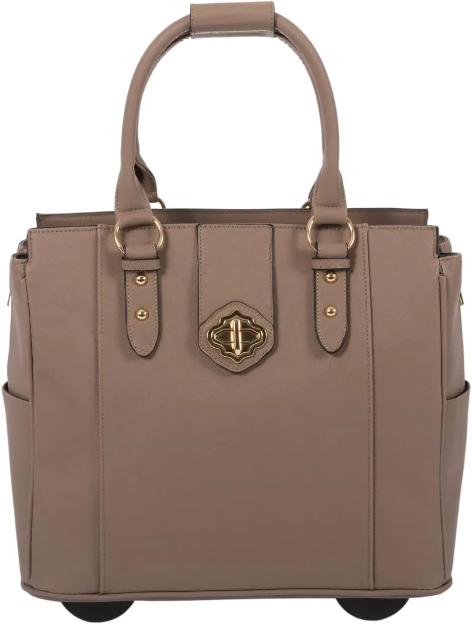 JKM and Company Computer iPad, Laptop Tablet Rolling Tote Bag Briefcase Carryall Bag