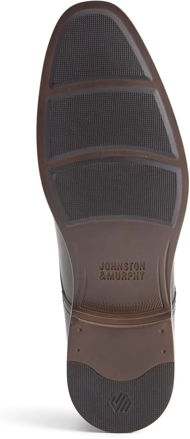 Johnston & Murphy Reeve Cap Toe Shoes, Men's Leather Shoes for Work & Casual Wear, Comfortable Shoes for Men