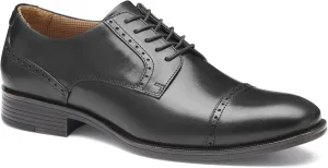 Johnston & Murphy Reeve Cap Toe Shoes, Men's Leather Shoes for Work & Casual Wear, Comfortable Shoes for Men