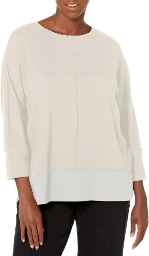 Jones New York Women's 3/4 Dolman Sleeve Top