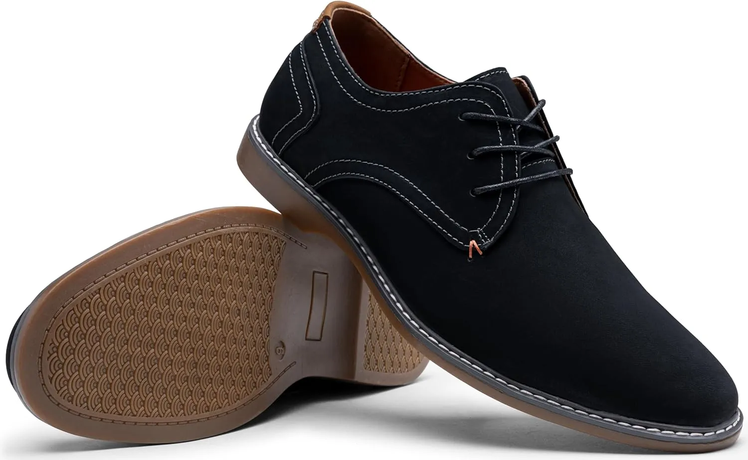 Jousen Men's Casual Dress Shoes Suede Business Classic Dress Shoes for Men