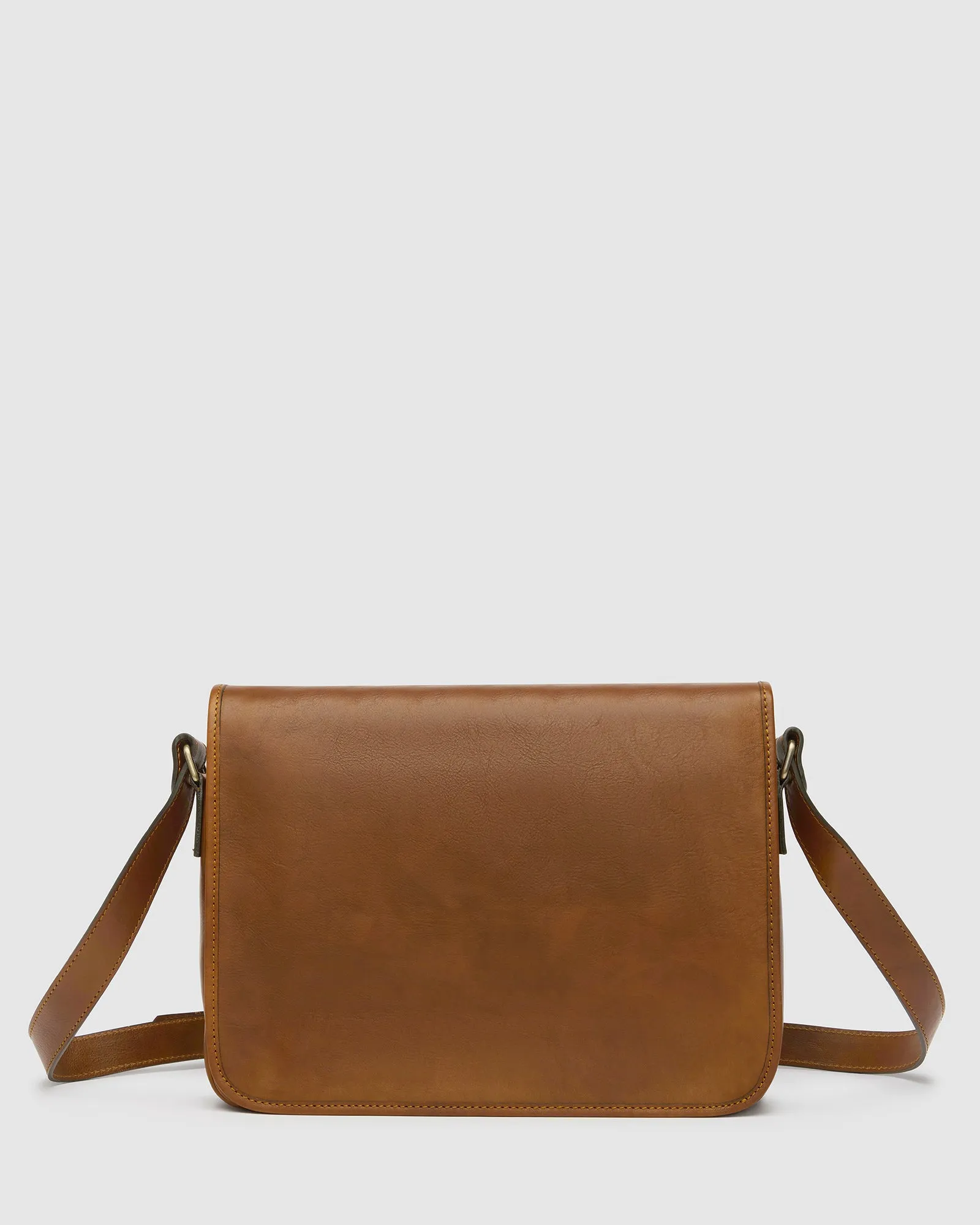 Julius Matt Tan - Leather Messenger Bag