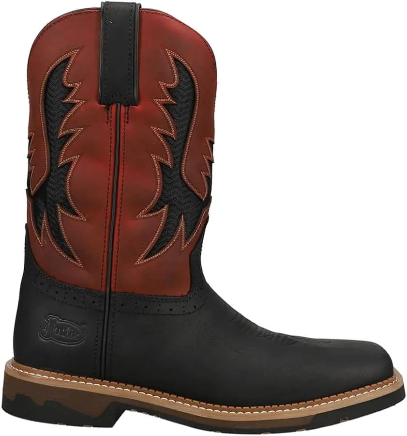 Justin Men's Bolt 11" Stampede Soft Toe Work Boot