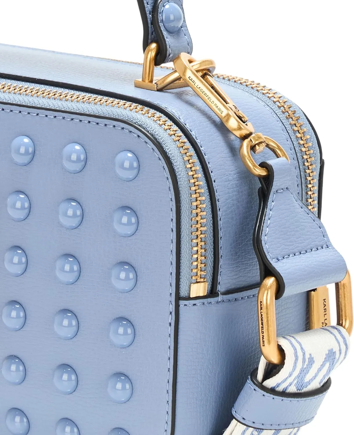 Karl Lagerfeld Paris Simone Studded Camera Crossbody