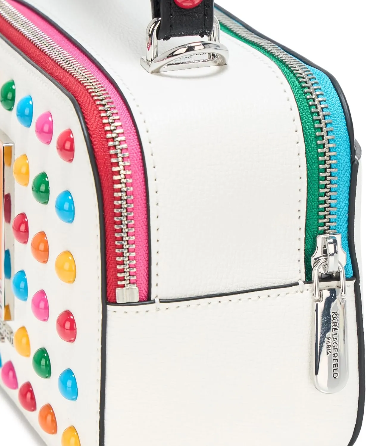 Karl Lagerfeld Paris Simone Studded Camera Crossbody