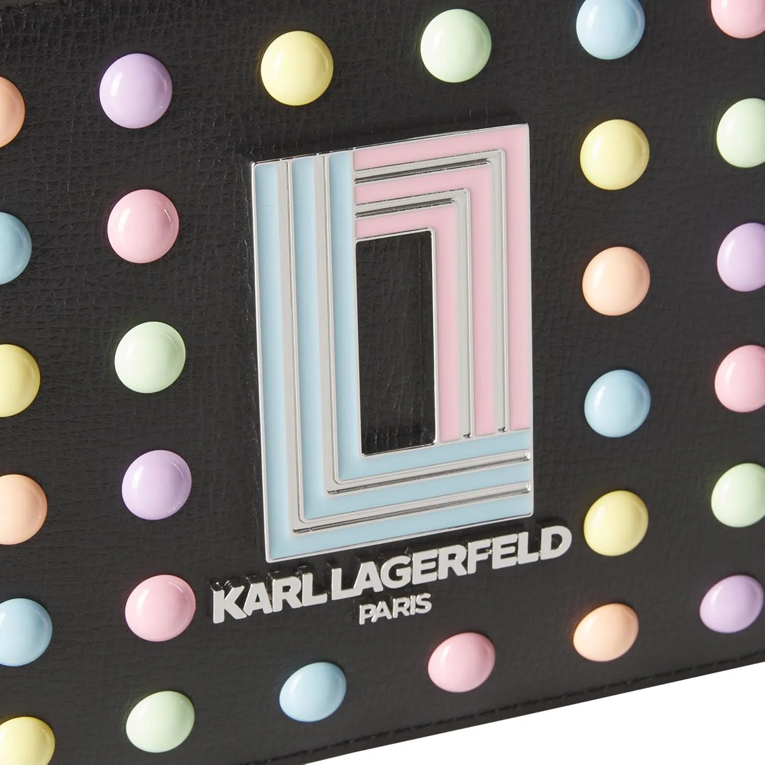 Karl Lagerfeld Paris Simone Studded Camera Crossbody