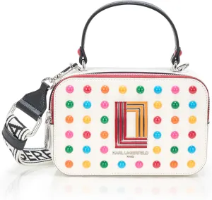 Karl Lagerfeld Paris Simone Studded Camera Crossbody
