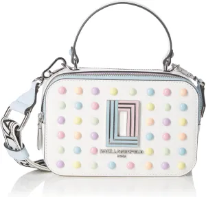 Karl Lagerfeld Paris Simone Studded Camera Crossbody